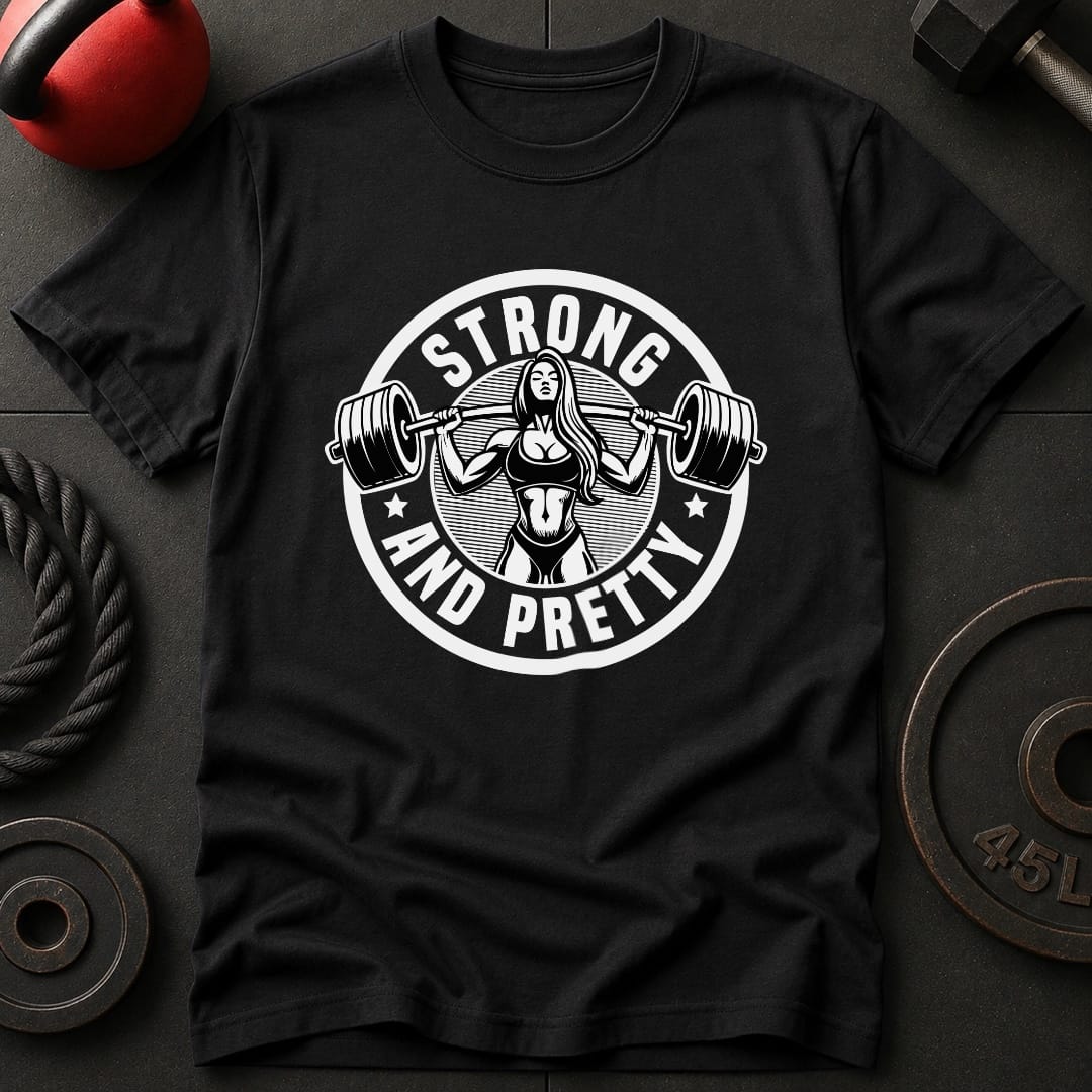 Strong And Pretty Gym T-Shirt