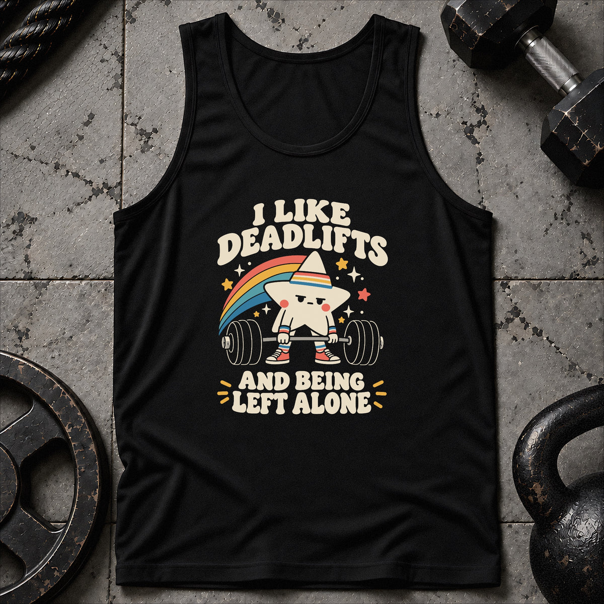 Deadlifts And Solitude Unisex Tank