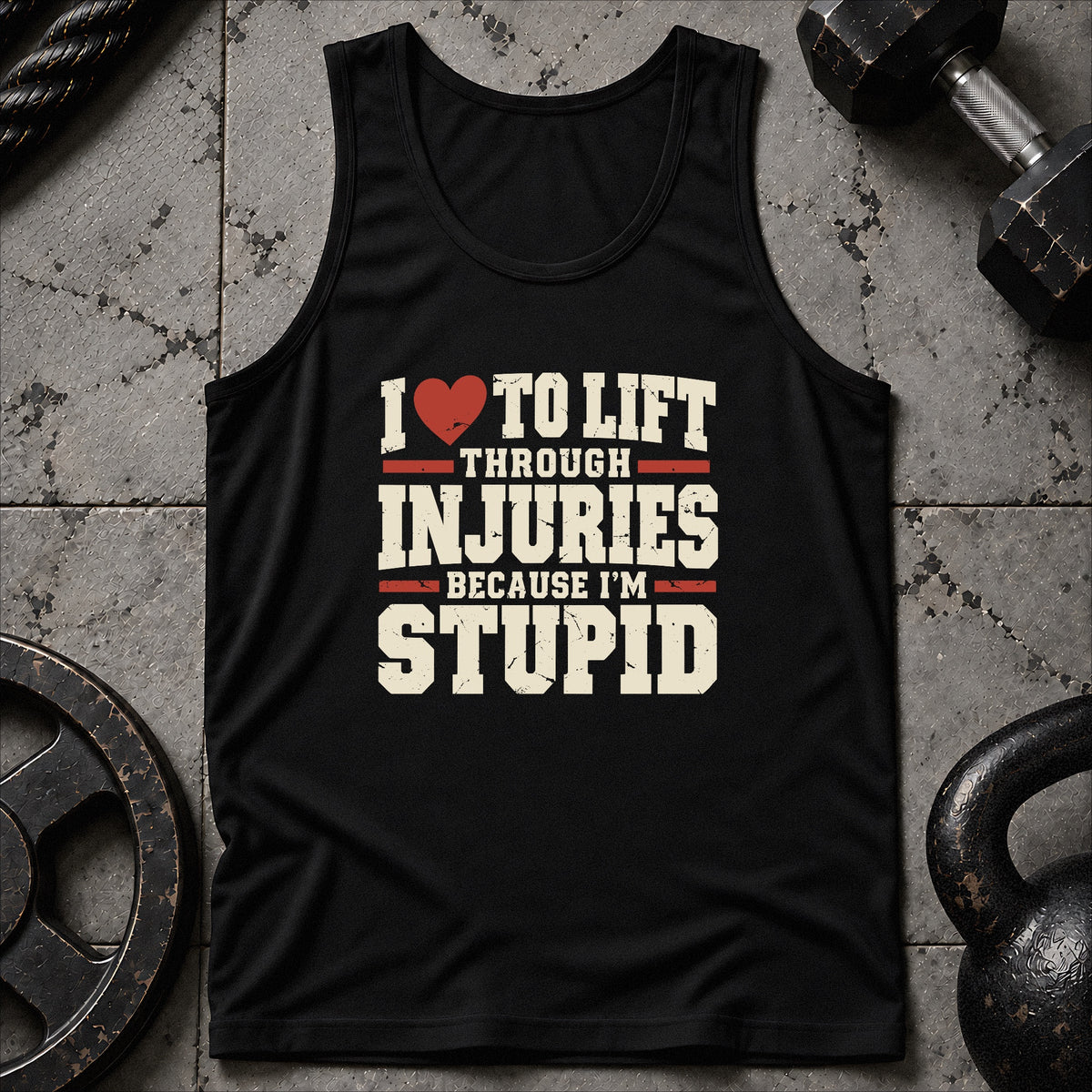 Lift Through Injuries Unisex Tank
