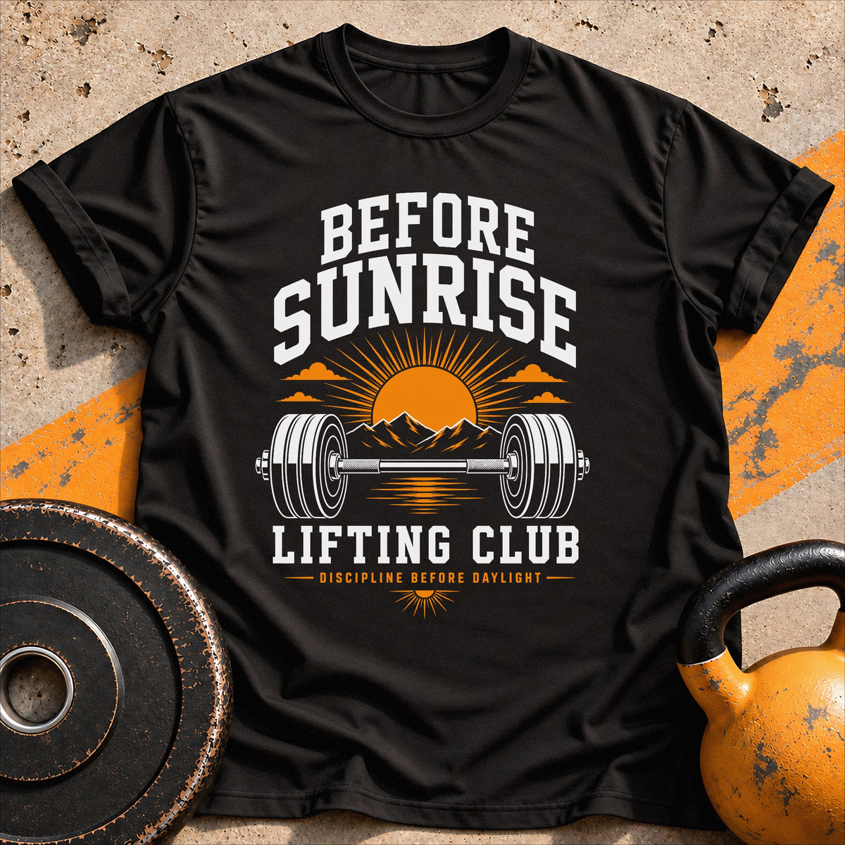 Before Sunrise Lifting Club T-shirt