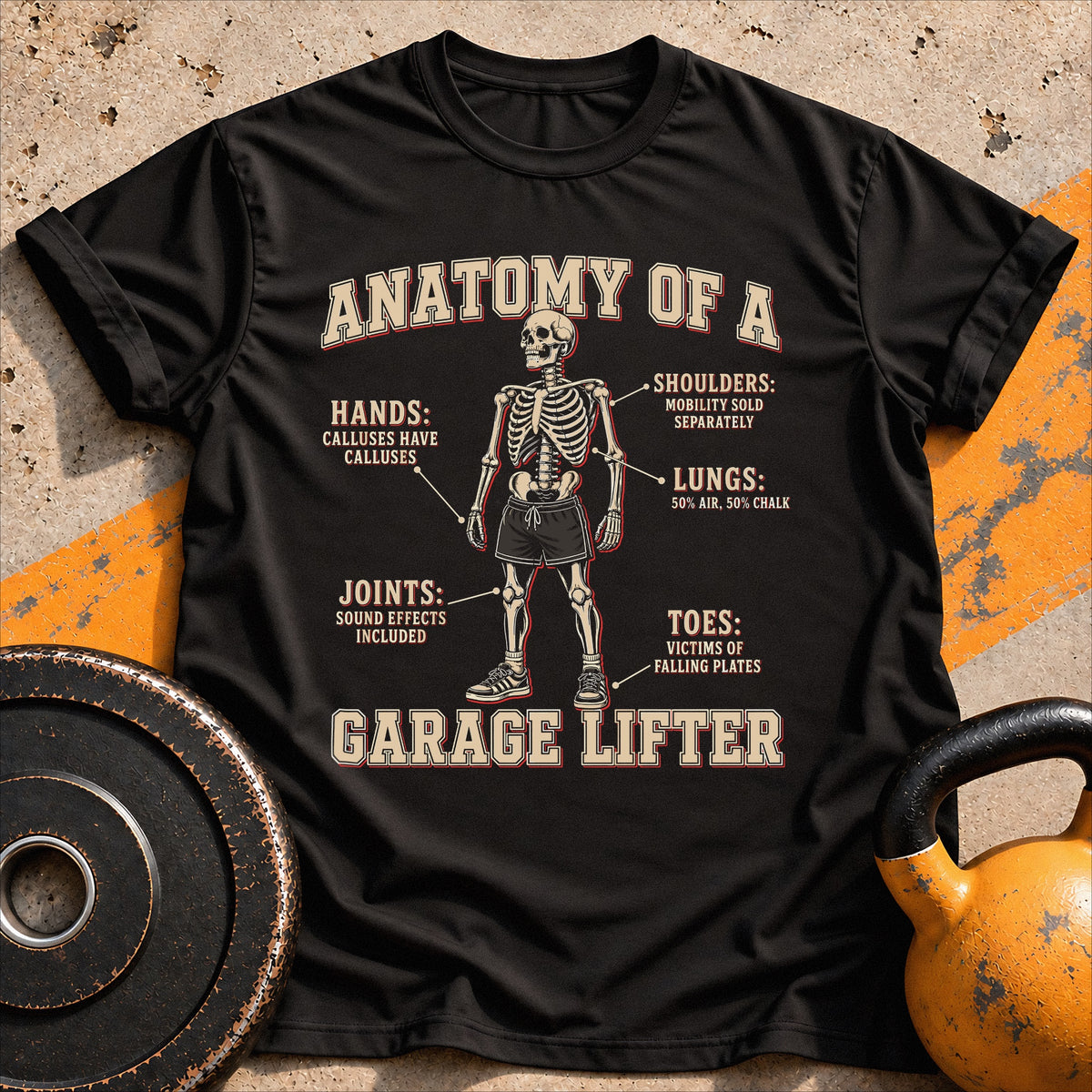 Garage Lifter Anatomy T-shirt