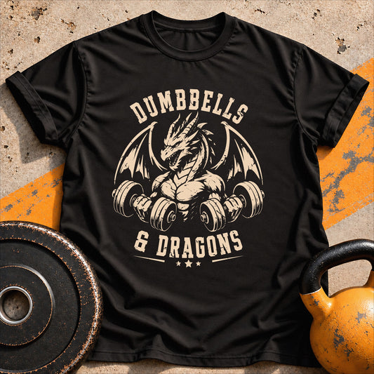 Dumbbells & Dragons T-shirt