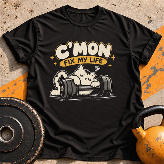 Fix My Life Cat T-shirt