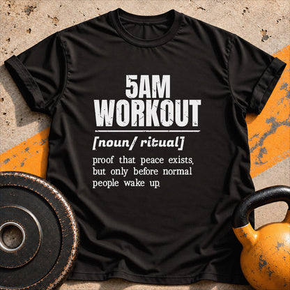 5AM Workout Vocabulary T-shirt