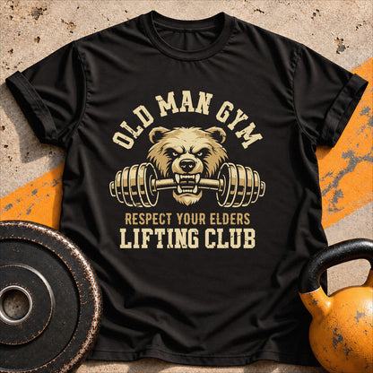 Old Man Gym Bear T-shirt