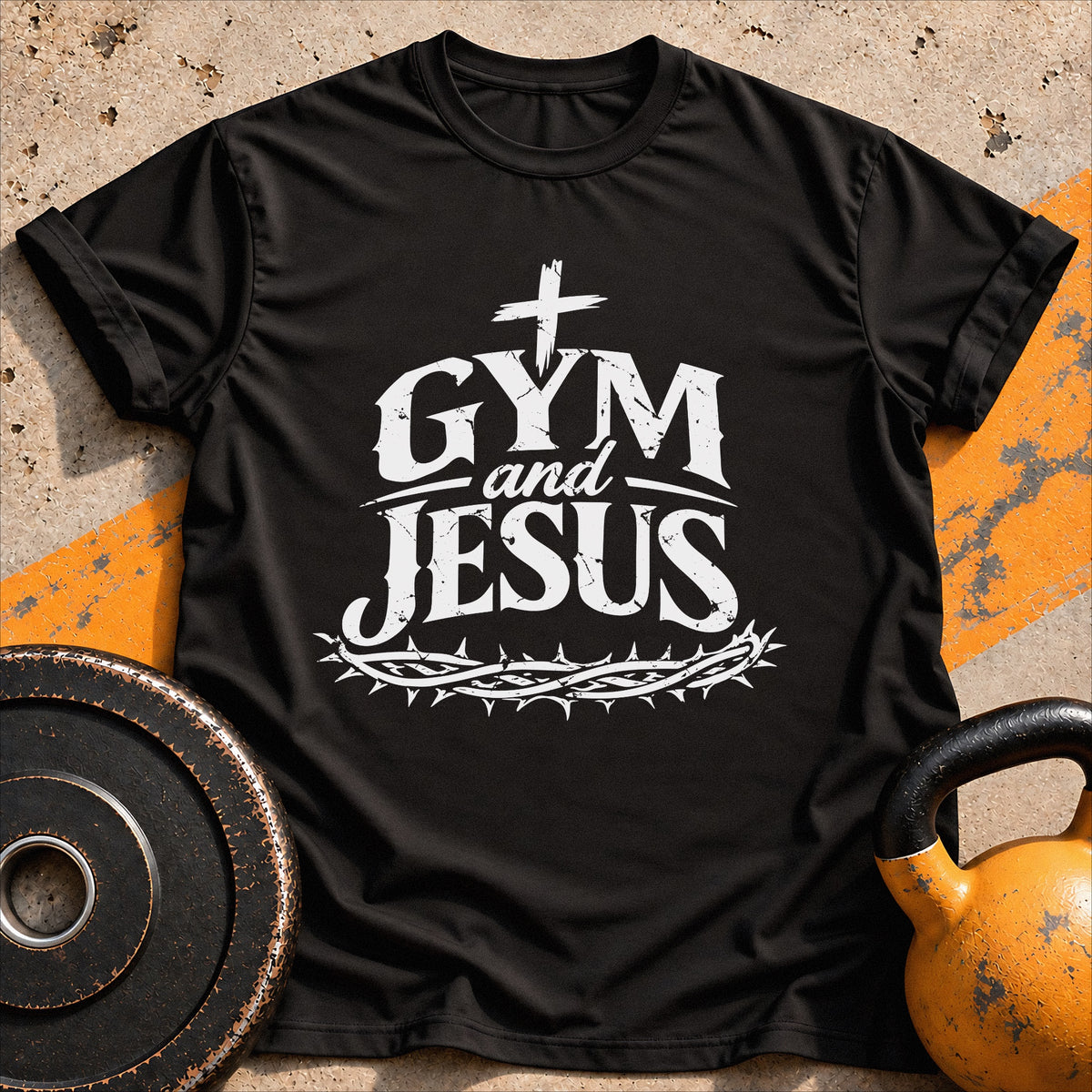 Gym And Jesus T-shirt