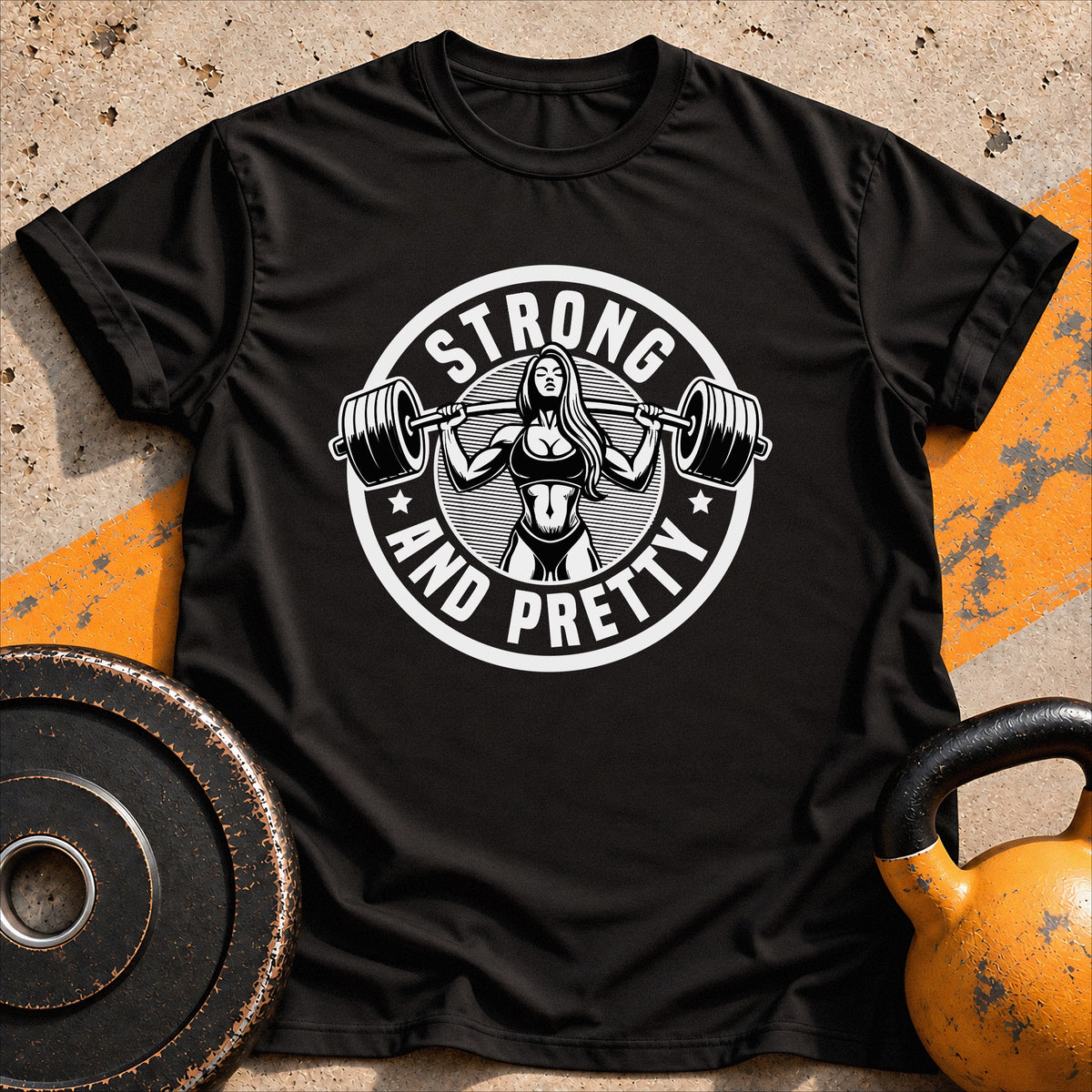 Strong And Pretty Gym T-Shirt
