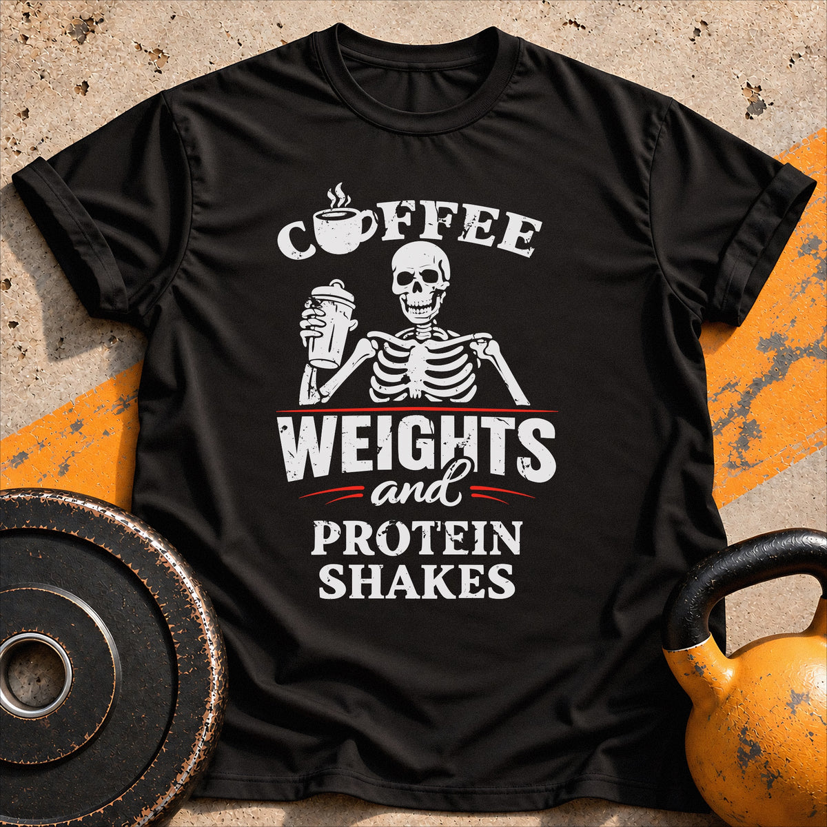 Coffee Weights Protein T-shirt