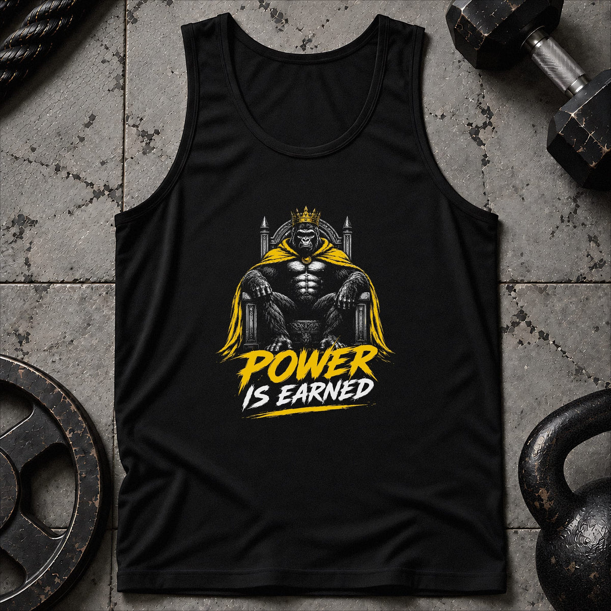 Power Is Earned Unisex Tank