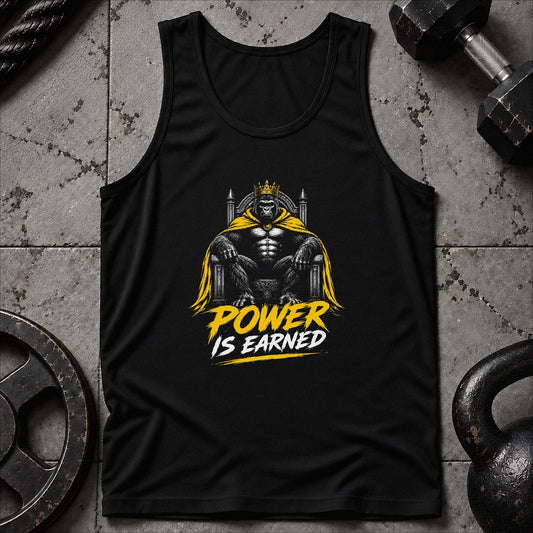 Power Is Earned Unisex Tank