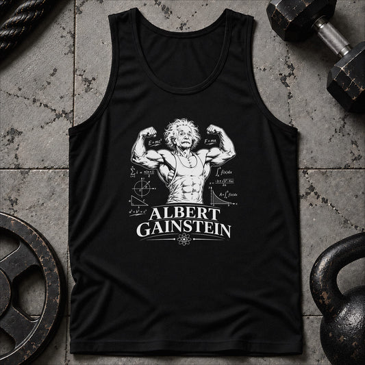 Albert Gainstein Unisex Tank