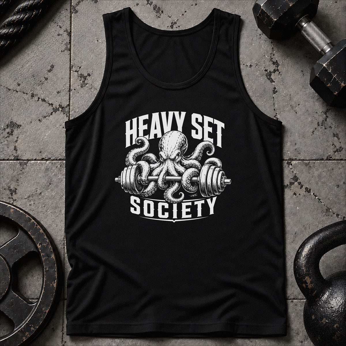 Heavy Set Society Octopus Unisex Tank