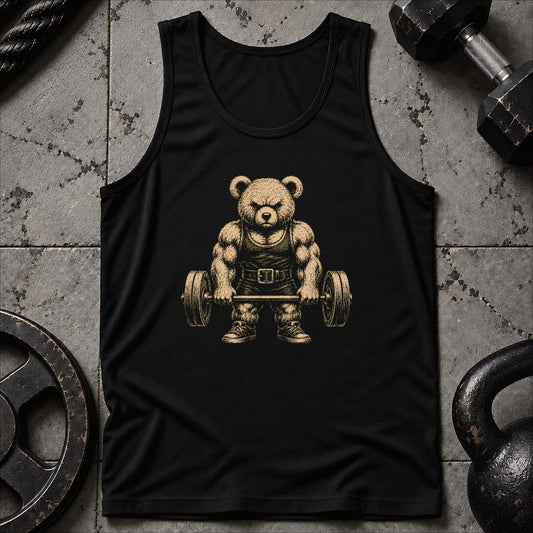 Weightlifting Bear Unisex Tank