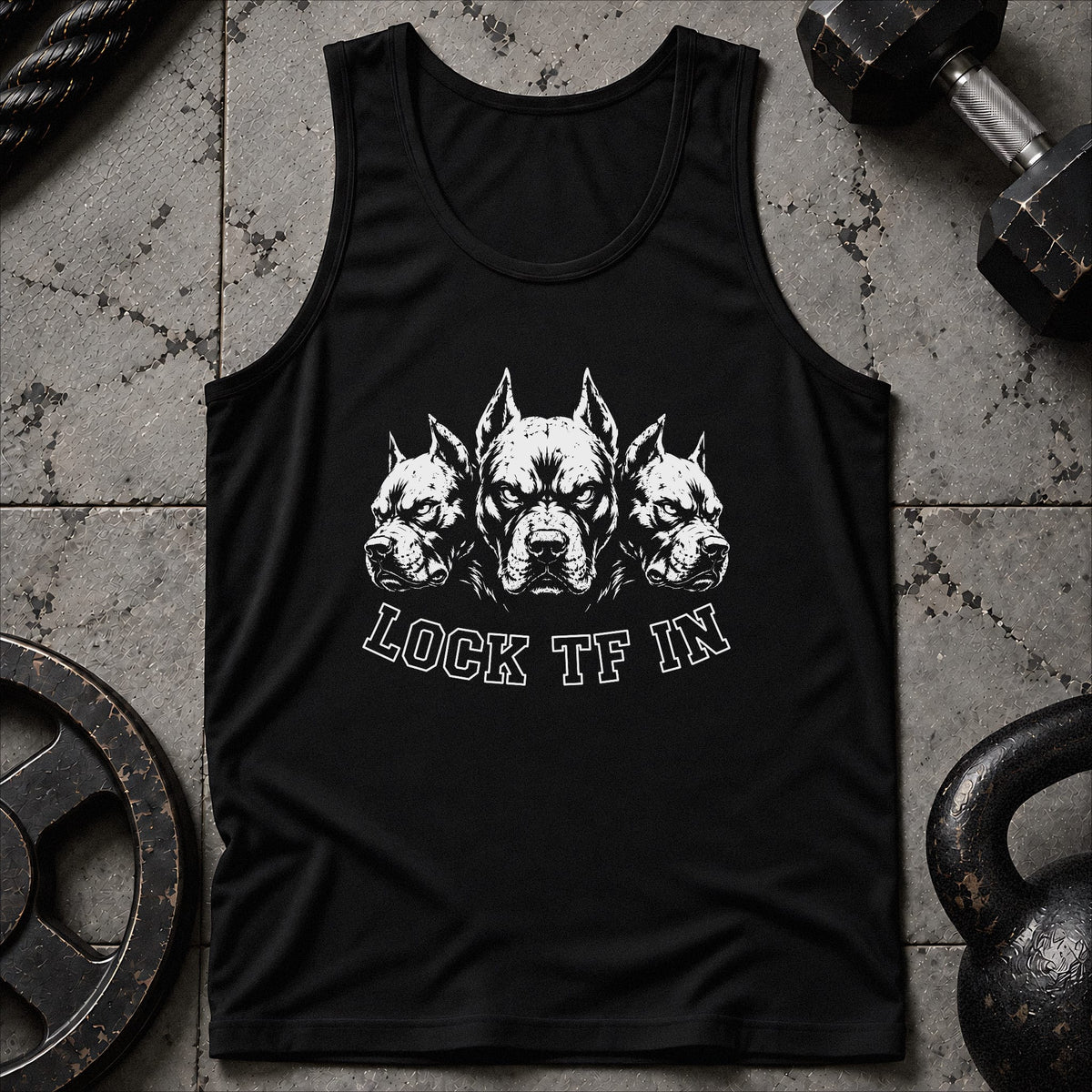 Cerberus Lock TF In Unisex Tank