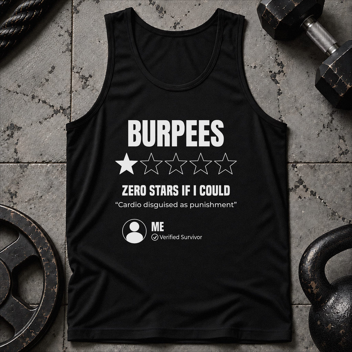Burpees Review Unisex Tank