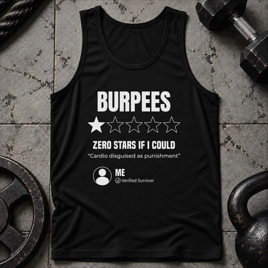 Burpees Review Unisex Tank