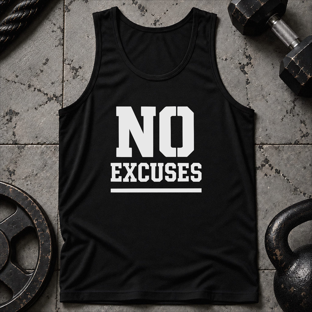 No Excuses Unisex Tank