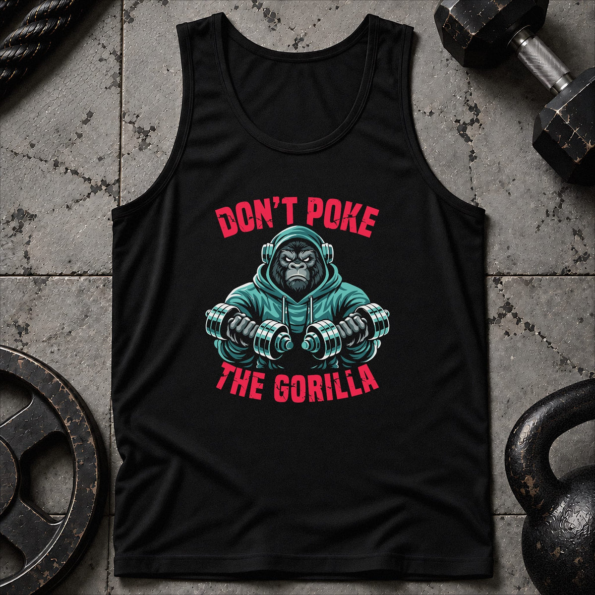 Don't Poke The Gorilla Unisex Tank