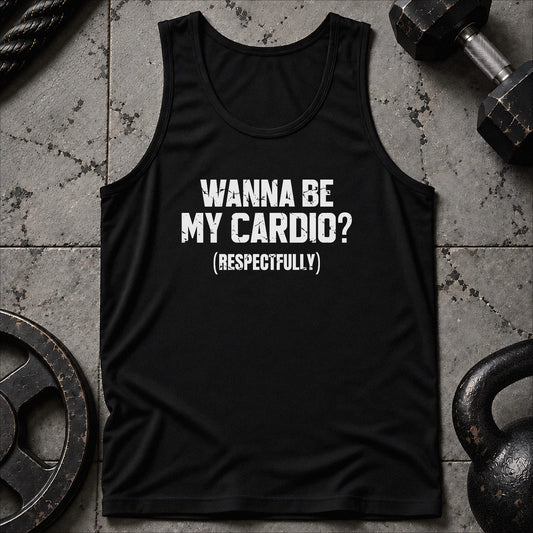Wanna Be My Cardio? Unisex Tank