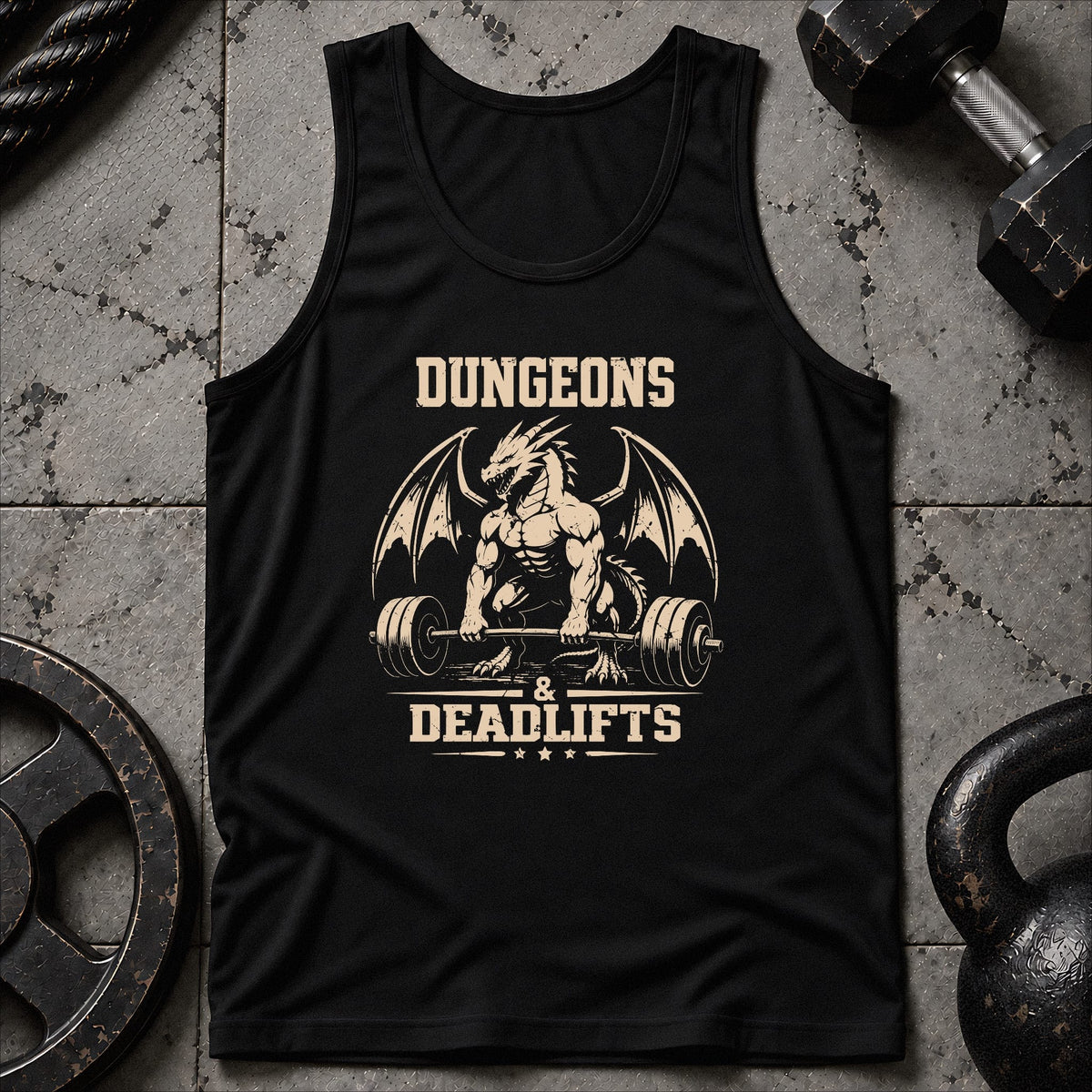 Dungeons & Deadlifts Unisex Tank