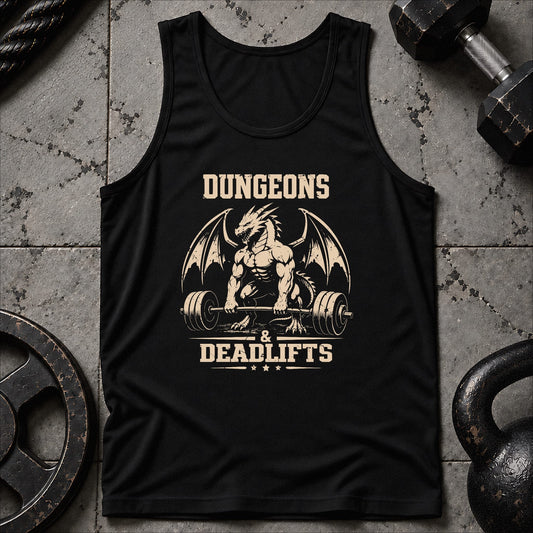 Dungeons & Deadlifts Unisex Tank