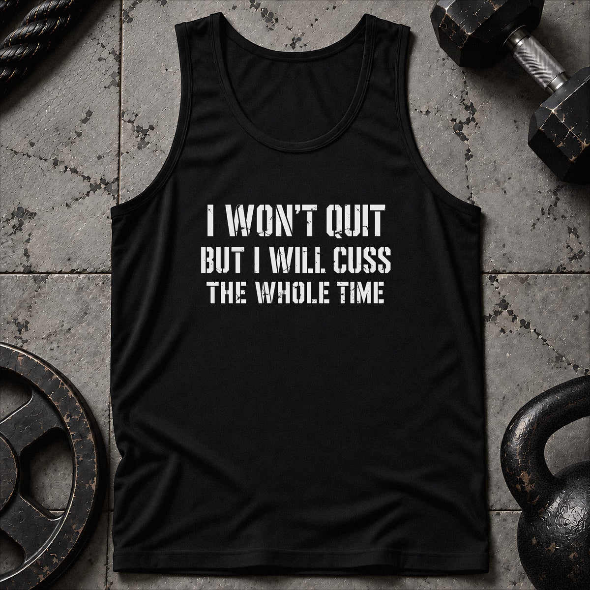 I Won't Quit But I Will Unisex Tank