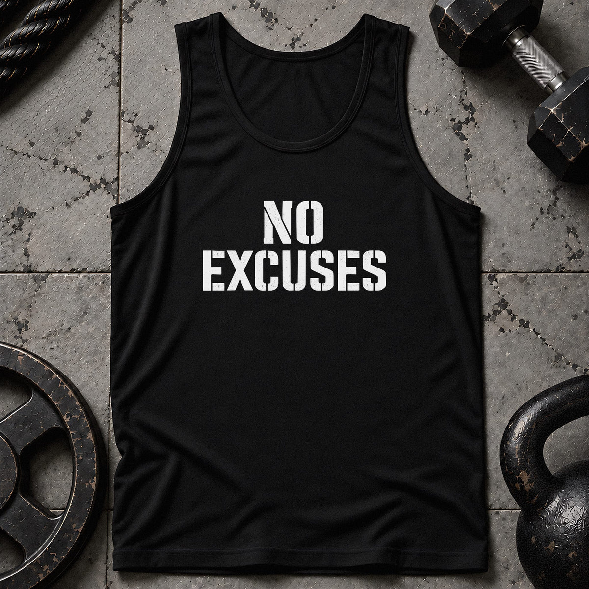 No Excuses Unisex Tank