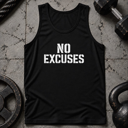 No Excuses Unisex Tank