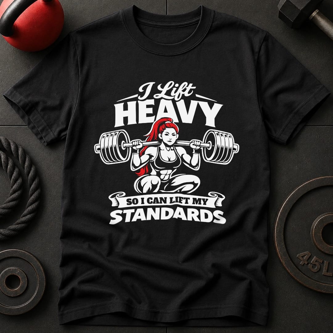 I Lift Heavy So I Can T-shirt