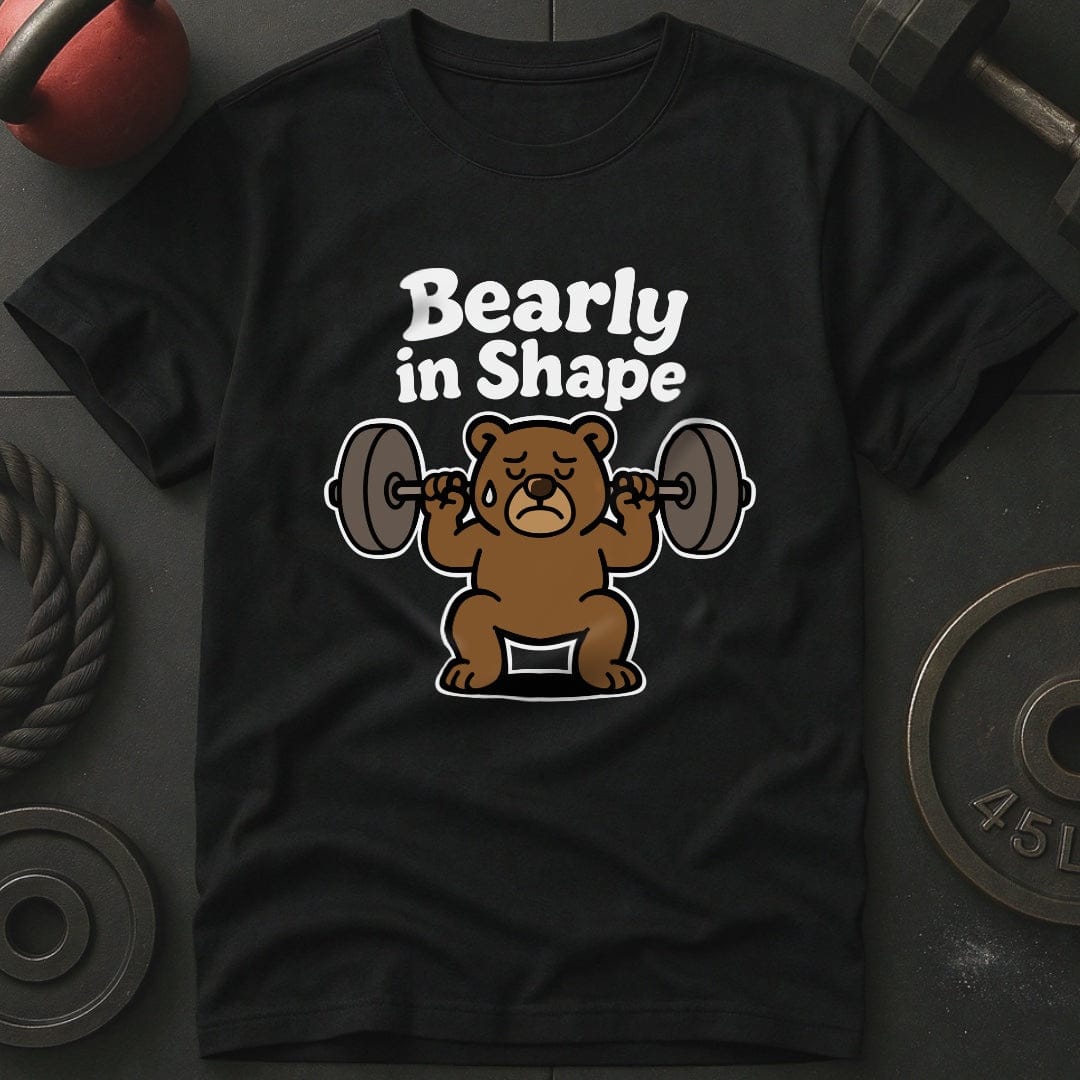 Bearly In Shape Bear Gym T-Shirt