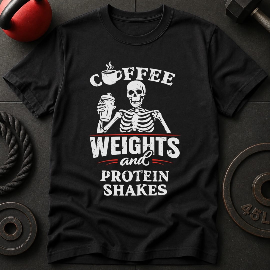 Coffee Weights Protein T-shirt