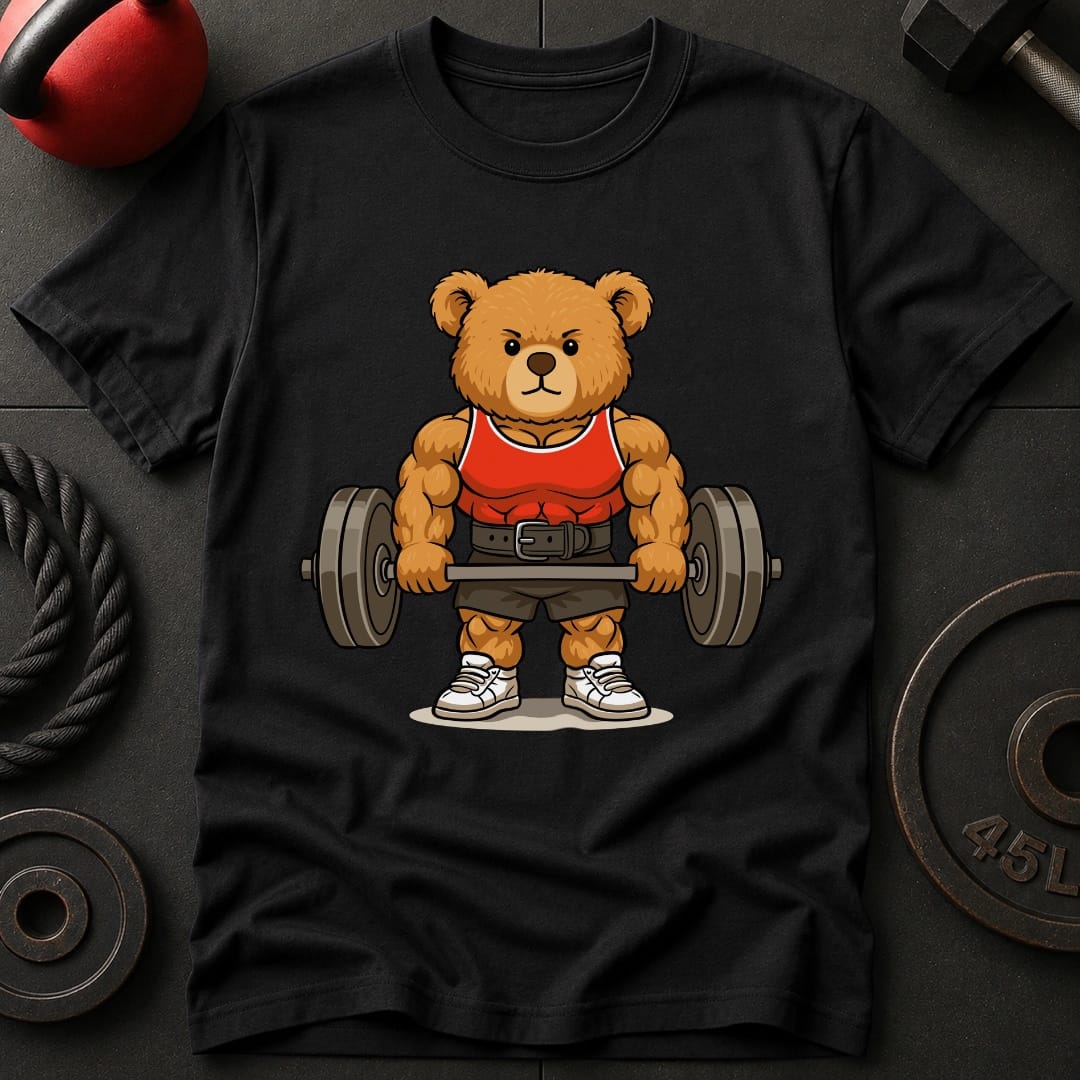 Teddy Bear Lifting Gym T-Shirt