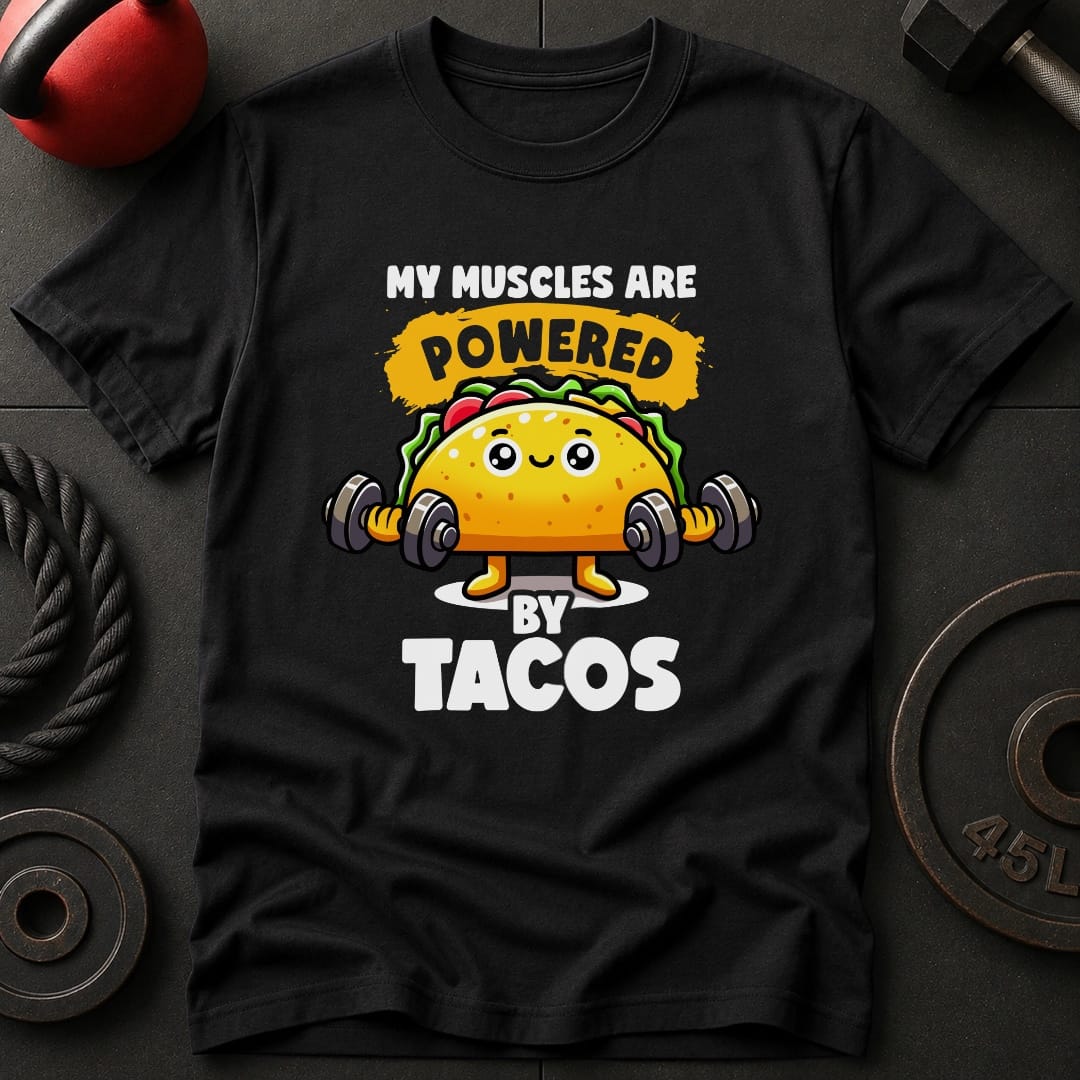 My Muscles Are Powered By Tacos T-Shirt