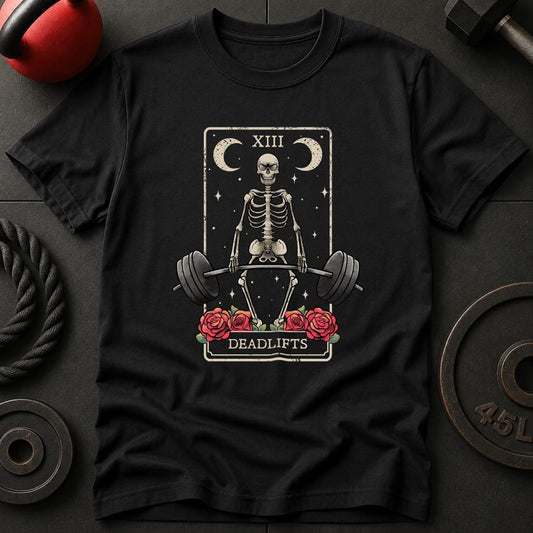 Deadlift Tarot Card T-Shirt