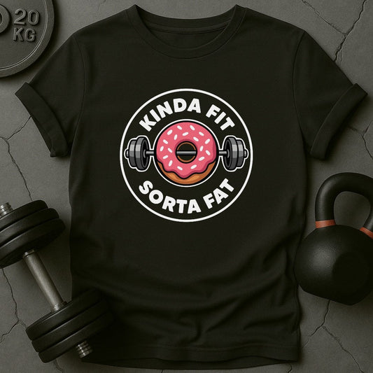 Kinda Fit Sorta Fat Donuts Gym T-Shirt