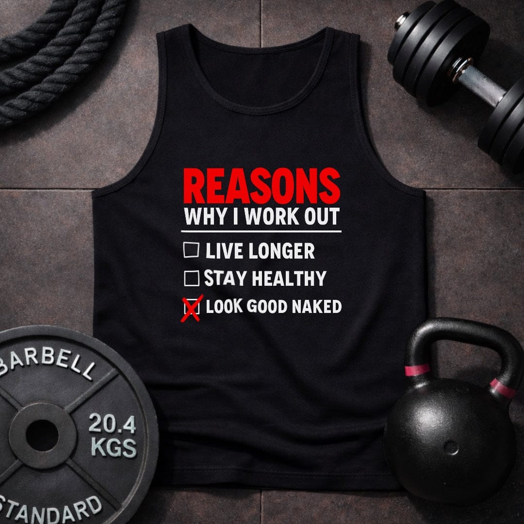 Reasons Why I Work Out Unisex Tank