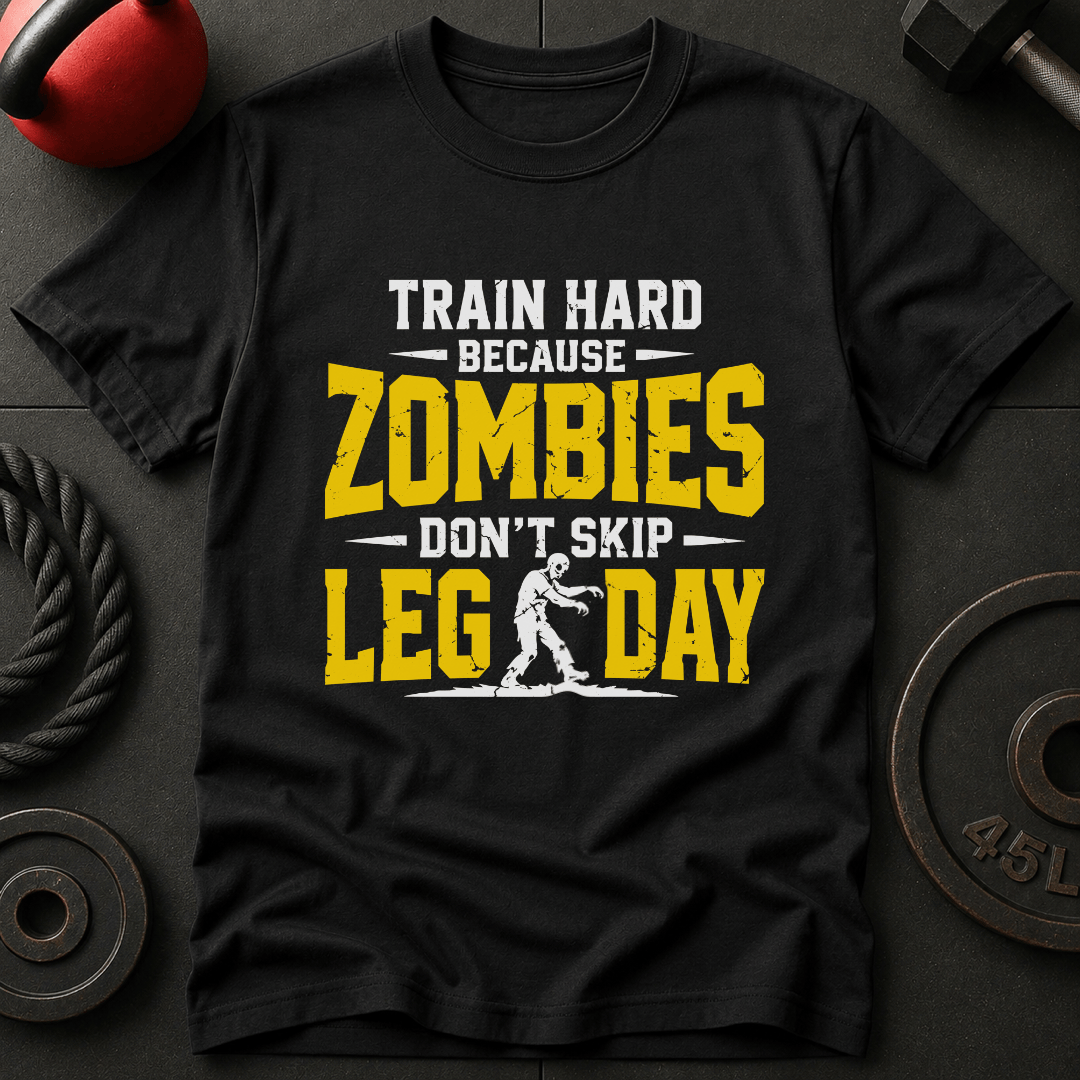 Train Hard Zombies T-shirt