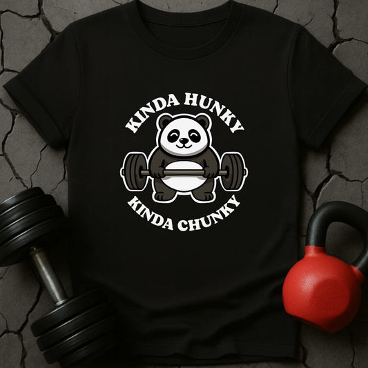 Kinda Hunky Kinda Chunky Panda Gym T-Shirt
