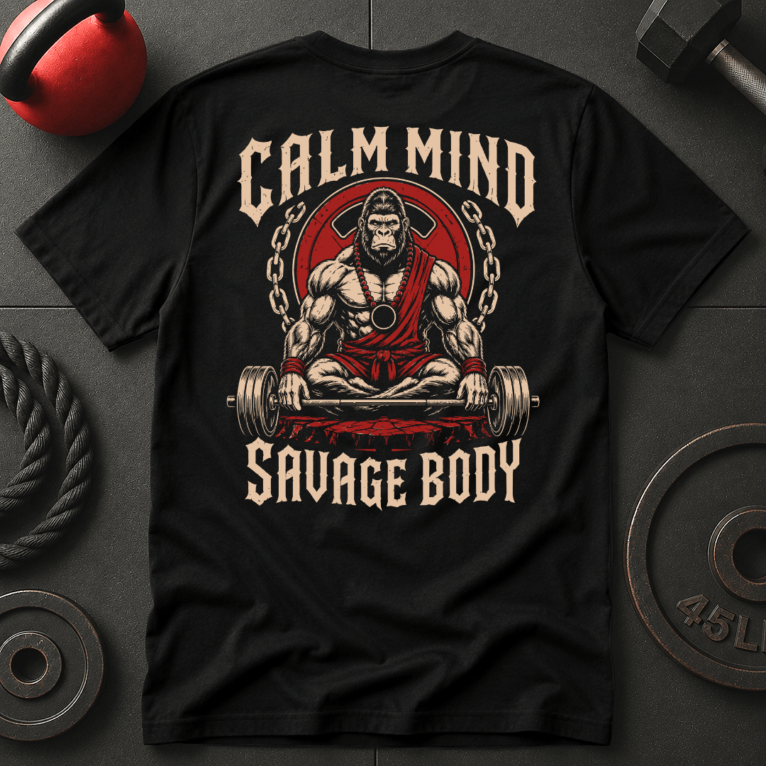 Calm Mind Savage Body T-shirt
