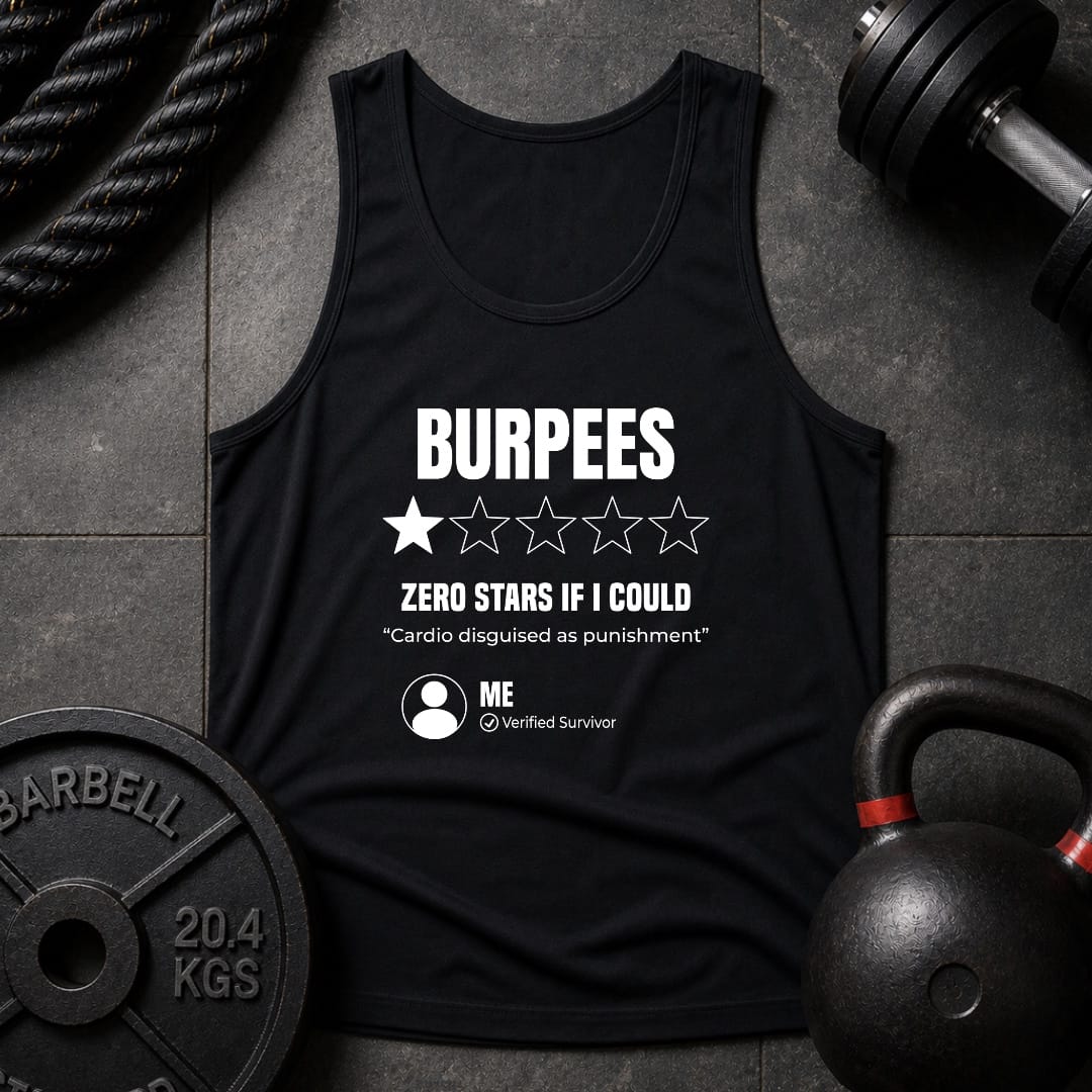 Burpees Review Unisex Tank
