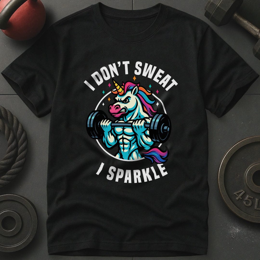 I Don't Sweat I Sparkle Unicorn T-Shirt