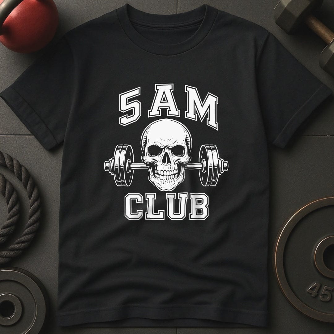 5 AM Club Skull Gym T-Shirt