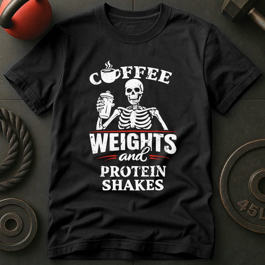 Coffee Weights Protein T-shirt
