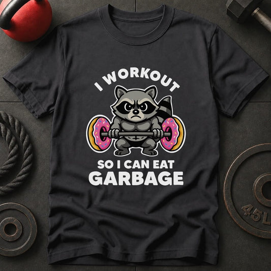 I Work out Raccoon T-Shirt