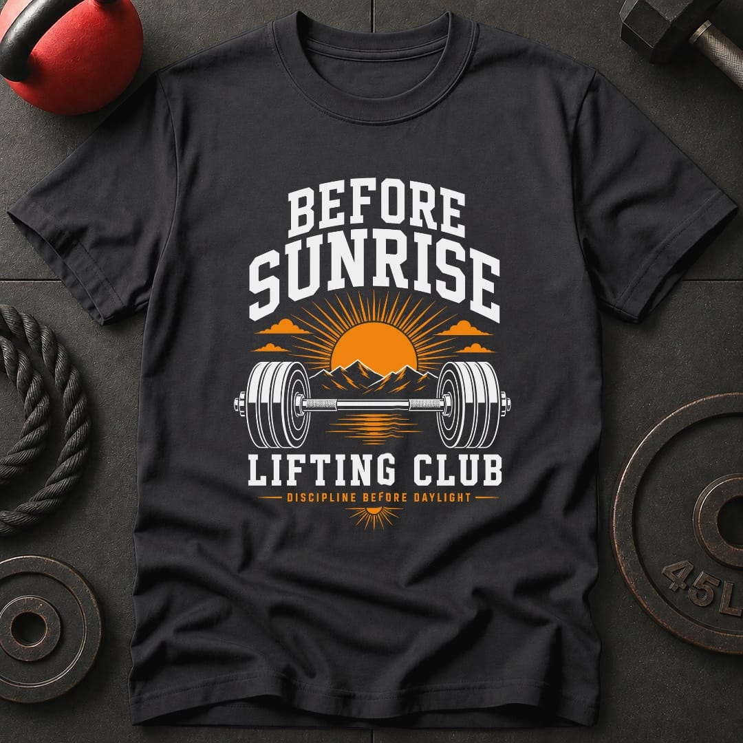 Before Sunrise Lifting Club T-shirt