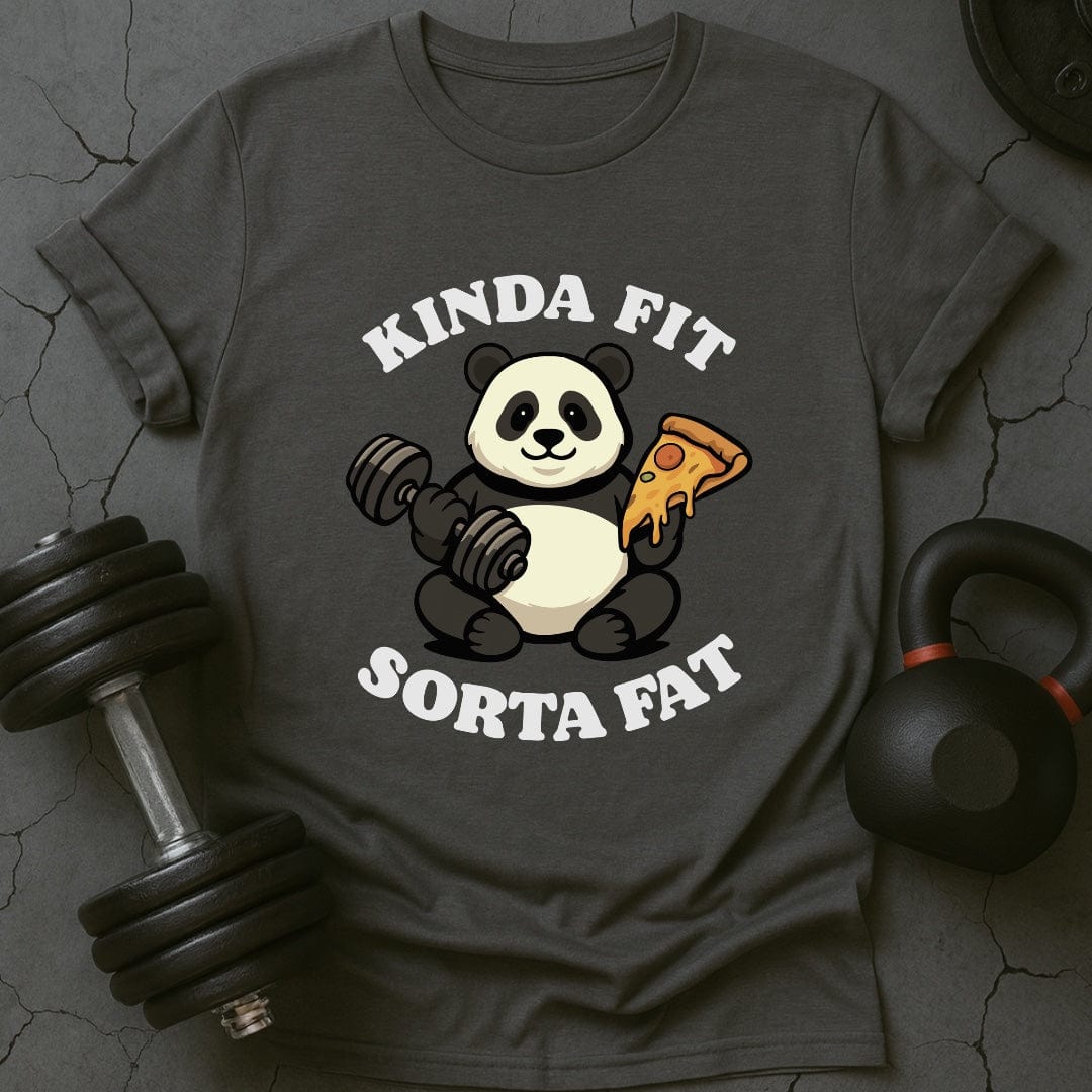 Kinda Fit Sorta Fat Panda Funny Gym T-Shirt