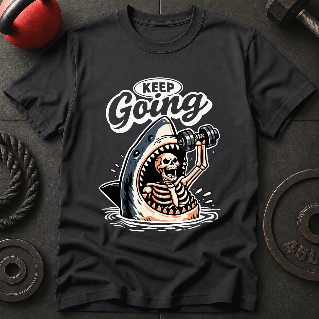 Keep Going Shark T-shirt