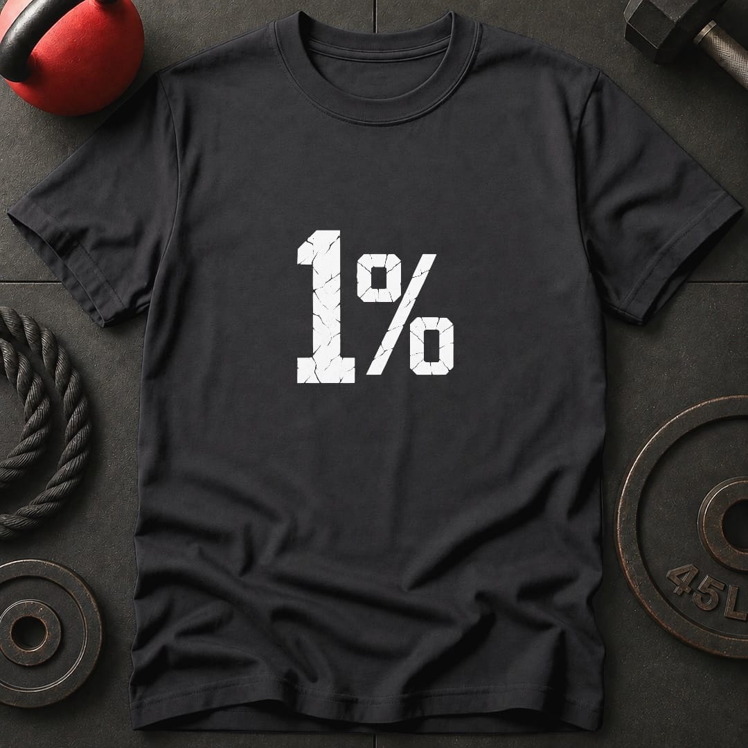 1 % Gym Lover T-Shirt