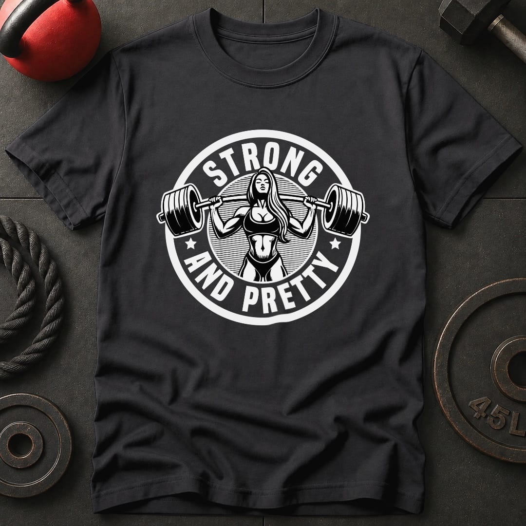 Strong And Pretty Gym T-Shirt