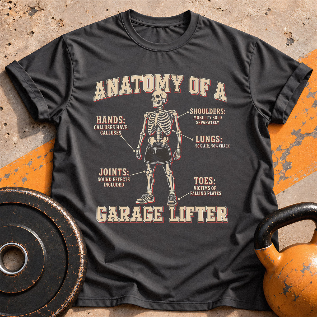 Garage Lifter Anatomy T-shirt